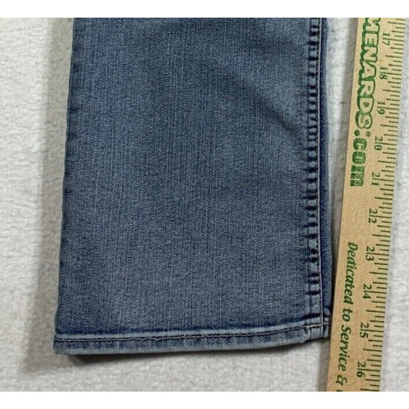Silver Jeans Womens 31 Blue Santorini Low Rise Bootcut Denim Pockets 90s 00s Y2K - Picture 8 of 13